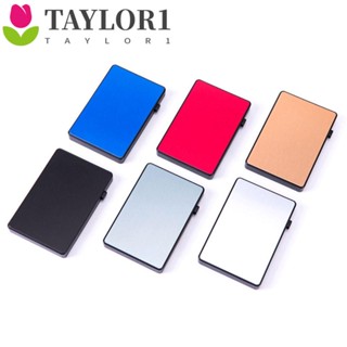 Taylor1 เคสการ์ด Rfid อลูมิเนียมอัลลอยด์ ป้องกัน Rfid อัตโนมัติ ปลอกบัตรเครดิต Rfid Blocking