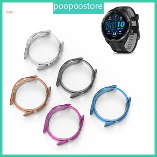 Poop เคสนาฬิกาข้อมือ TPU กันกระแทก น้ําหนักเบา ทนทาน สําหรับ Garmin-Forerunner 965 Smartwatch