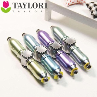 Taylor1 2 In1 ปากกาลูกลื่น หัวไฟ LED อเนกประสงค์ สําหรับลงนามในเครื่องเขียน