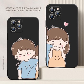 เคสโทรศัพท์มือถือ ซิลิโคนนุ่ม ลายคู่รักน่ารัก สําหรับ Samsung A73 A72 A71 A54 A53 A52 A52S A51 A50 A50S A34 A33 A32 A31 A30 A30S A24 A23 4G 5G
