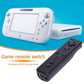 [ElectronicMall01.th] รีโมตคอนโทรลเกมคอนโซล สีดํา สําหรับ Nintendo Wii Wii U