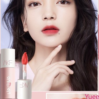 Akf Lip Mud Lip Glaze ลิปสติกไวท์เทนนิ่งหญิง Parity นักเรียนแต่งหน้าเครื่องสำอางลิปสติก yuee