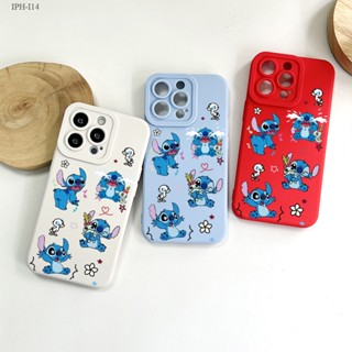 IPhone 14 13 Pro Max Plus เข้ากันได้ เคสไอโฟน สำหรับ Stitch เคส เคสโทรศัพท์