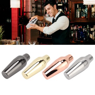 Daily U เครื่องปั่นเครื่องดื่มสแตนเลสสไตล์ฝรั่งเศส 2 ส่วน Martini Mixer Drink Shaker สำหรับ Bar Home Camping Picnic