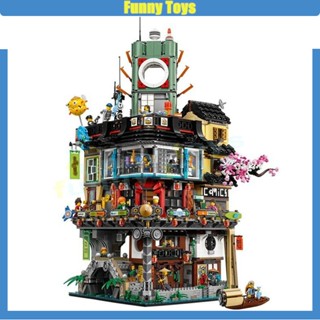 โมเดลตัวต่อ นินจาซิตี้การ์เด้น NINJAGO City NINJAGO City Docks 3 ของเล่นเสริมการเรียนรู้ สําหรับเด็กผู้ชาย