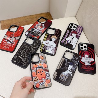 Casetifg เคสโทรศัพท์มือถือ ซิลิโคน TPU แข็ง กันกระแทก พร้อมกระจก สําหรับ iPhone 11 12 13 14 15 Pro Max