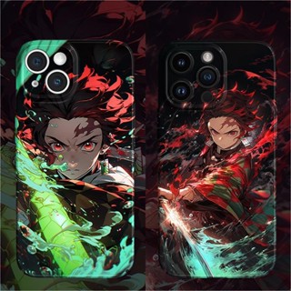 เคสโทรศัพท์มือถืออะคริลิค แบบแข็ง ปิดด้านหลัง ลายการ์ตูนอนิเมะ Demon Slayer Kamado Nezuko Tanjirou Zenitsu สําหรับ Infinix HOT 9 10 12 Play Note 12G 96 SMART6 TECNO POVA NEO