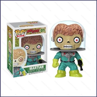 Ye FUNKO POP ตุ๊กตาฟิกเกอร์ Mars Attacks Martian ของเล่น ของสะสม สําหรับเด็ก ตกแต่งบ้าน