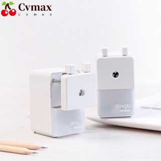 Cvmax กบเหลาดินสอ แบบแมนนวล เสียงเบา สีขาว 1 ชิ้น