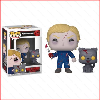 Ys FUNKO POP โมเดลฟิกเกอร์ Pet Sematary Gage and Church ของเล่นสําหรับเด็ก ตกแต่งบ้าน เก็บสะสม ของขวัญ