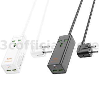 Hoco ที่ชาร์จ AC9A 30W 4 พอร์ต USB PD 2USB-A+1USB-C+1AC ชาร์จเร็ว ปลั๊ก EU สายเคเบิลยาว 1.5 ม.