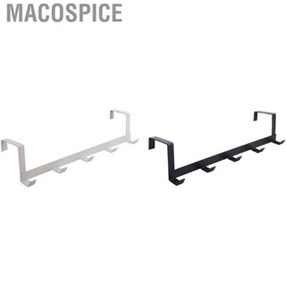 Macospice Door Hook Hanger  Rack Drill Free for Hanging Clothes Hat Bag Towel Bathroom Entryway