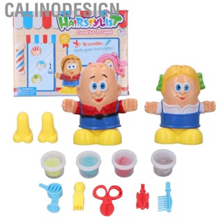 Calinodesign Dough Tools Set  DIY Different Style Hair Salon Play Intimate Gift for Kindergarten