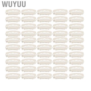 Wuyuu 50pcs Wig Snap  For Hair Extension Beige 6  U Shape Clips With
