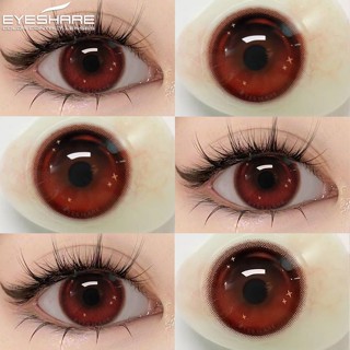 Eyeshare คอนแทคเลนส์ สีแดง สําหรับดวงตา 1 คู่