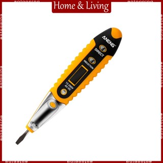 Contact Tester Pen 12-250V AC Voltage Detectors Tester Meter Volt Current Electr