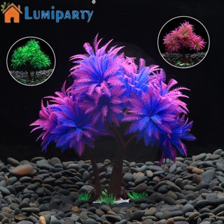 Lumiparty พืชน้ําปลอม เหมือนจริง สําหรับตกแต่งตู้ปลา