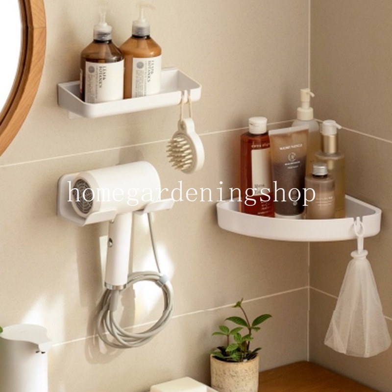 ชั้นวางไดร์เป่าผม แบบติดผนัง อเนกประสงค์ สําหรับห้องน้ํา ห้องอาบน้ํา - รูปที่ 6