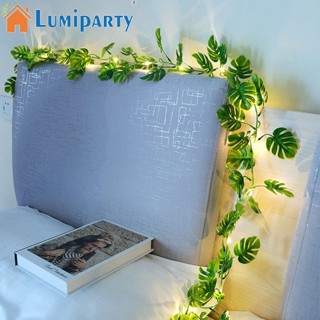 Lumiparty Monstera ใบไม้ประดิษฐ์ เถาวัลย์ สายไฟ โคมไฟนางฟ้า สําหรับตกแต่งห้องนอน ห้องนั่งเล่น ปาร์ตี้