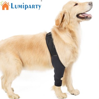 Lumiparty สนับเข่าสัตว์เลี้ยง สุนัข ปรับได้ อเนกประสงค์ พร้อมสติกเกอร์ สําหรับรักษาบาดแผล