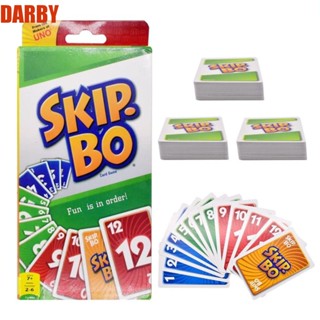 Darby Skip BO การ์ดเกม 162 ใบ ของเล่นเสริมการศึกษา สําหรับเด็ก 2-6 คน