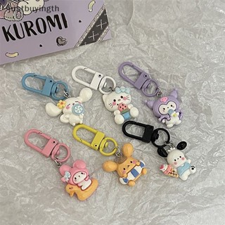 [JBTH] พวงกุญแจ จี้การ์ตูน Kawaii Sanrio Cinnamoroll Kuromi Melody เหมาะกับของขวัญวันเกิดคริสต์มาส สําหรับเด็กผู้ชาย และผู้หญิง