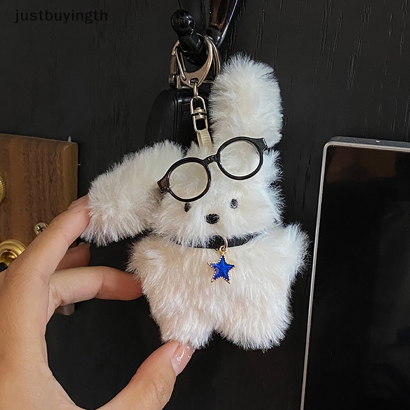 [JBTH] พวงกุญแจ จี้ตุ๊กตากระต่ายน่ารัก สีขาว สําหรับห้อยกระเป๋าเป้สะพายหลัง [JB]