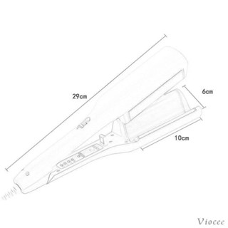 [Viocee] เครื่องดัดผมเหล็ก รูปตัว V สําหรับผมสั้น ผมยาว ใช้ได้ทุกวัน