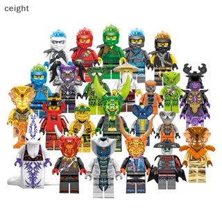 [ceight] ของเล่นตัวต่อฟิกเกอร์ Ninjago Kai Jay Sensei Wu Master 24 ชิ้น