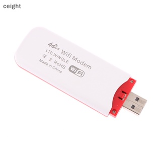 [ceight] อะแดปเตอร์เราน์เตอร์ไร้สาย 4G LTE USB ดองเกิล WiFi โมเด็มบรอดแบนด์มือถือ ซิมการ์ด USB อะแดปเตอร์เครือข่าย TH