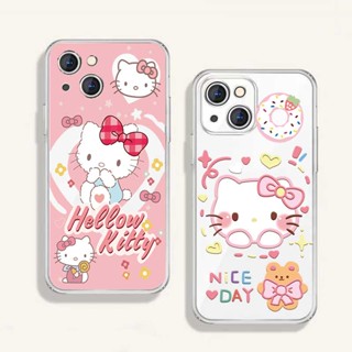 เคสโทรศัพท์มือถือ Tpu นิ่ม ลายการ์ตูนแมว Kuromi Melody Love Heart น่ารัก สีชมพู สําหรับ Samsung Galaxy A53 A33 5G Note 10 Lite 10 Plus Note 20 20 Ultra A13 4G 5G A20S A02S