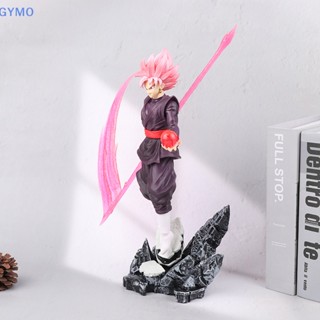 [cxGYMO] โมเดลฟิกเกอร์ PVC รูปปั้นอนิเมะ Dragon Ball Rose Goku Super Saiyan Zamasu พร้อมไฟ LED สําหรับตกแต่งห้อง