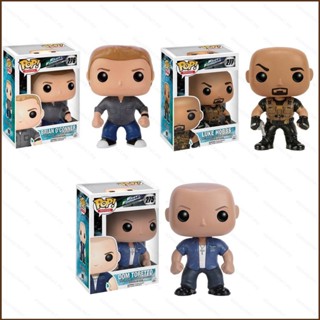 Cool FUNKO POP โมเดลฟิกเกอร์ Dominic Toretto Brian OConner Hobbs ของเล่นสําหรับเด็ก