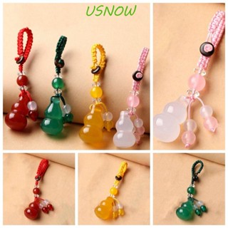 Usnow พวงกุญแจ จี้หยกคริสตัลใส 4 สี