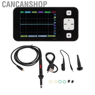 Cancanshop Mini Oscilloscope 8K Sampling Depth Pocket Size Portable 2.8 Inch