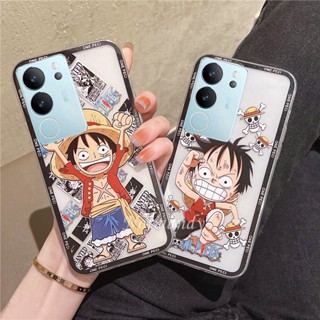 พร้อมส่ง ใหม่ เคสโทรศัพท์มือถือ ซิลิโคนนิ่ม TPU ใส ลายการ์ตูนตลก สร้างสรรค์ สําหรับ VIVO V29 5G 2023 VIVOV29 5G