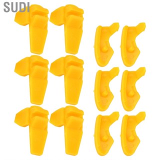 Sudi Mount Demount Heads Tyre Changer Rim Protectors 6 Pairs Plastic Durable Tire  Tools Yellow for Machine