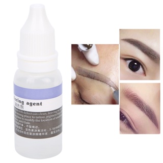 Living Shop 15ml แต่งหน้าถาวรกำจัด Liquid Microblading Error Correction Agent คิ้ว Supply