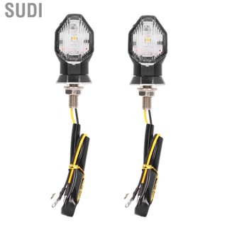 Sudi 1 Pair Motorcycle  Turn Signal Light DC12V M8 Yellow Indicator Lamp Replacement for Honda RS150R Wave