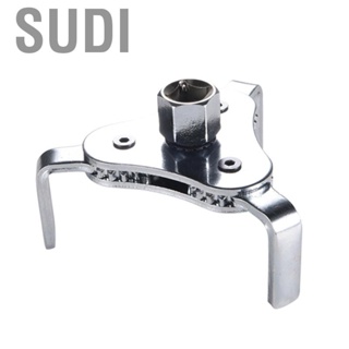 Sudi 3 Jaw Oil Filter Wrench Adjustable Steel Heavy Duty Fuel Housing  Tool for Car