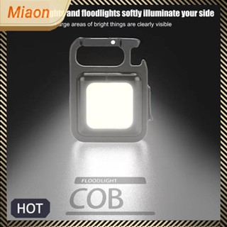 [miaon.th] พวงกุญแจไฟ LED COB 6W 400LM IPX4 กันน้ํา 4 โหมด Type-C ชาร์จ USB