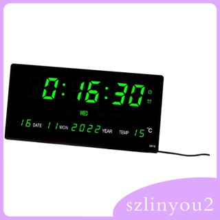 [szlinyou2] นาฬิกาปลุกดิจิทัลตั้งโต๊ะ LED สําหรับห้องนอน สํานักงาน