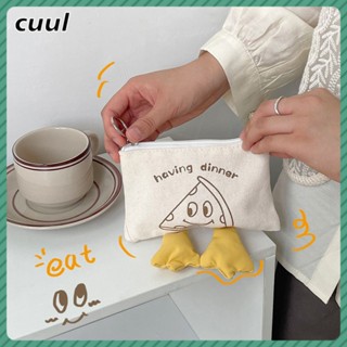 Cute Duck Feet Zero Wallet กระเป๋าเก็บเครื่องสำอางแบบพกพา Mini Walking Hand Bag COD