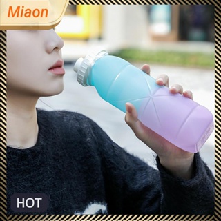 [miaon.th] ขวดน้ําซิลิโคน พับได้ ปลอด BPA 600 มล. สําหรับออกกําลังกาย ยิม ฟิตเนส