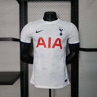 [Player Version] เสื้อเชิ้ตแขนสั้น ลายทีมชาติฟุตบอล Spurs 2023-24 คุณภาพสูง