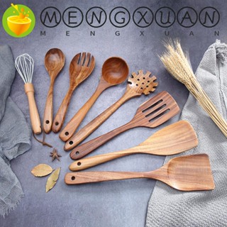 Mengxuan ไม้พายธรรมชาติ ไม่ติดกระทะ สําหรับทําอาหาร