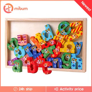 [Mibum] บอร์ดไม้ปริศนา Montessori ของเล่นสําหรับเด็กผู้ชาย และเด็กผู้หญิง