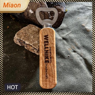 [miaon.th] ที่เปิดขวดเบียร์ ไวน์ สเตนเลส แบบไม้