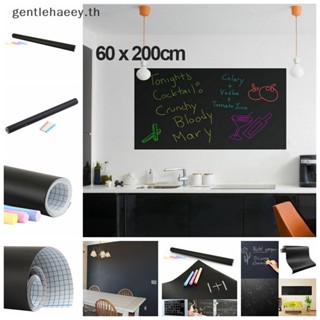 Gg สติกเกอร์ไวนิลกระดานดํา 200X60 ซม. ลอกออกได้ สําหรับติดตกแต่งผนัง TH