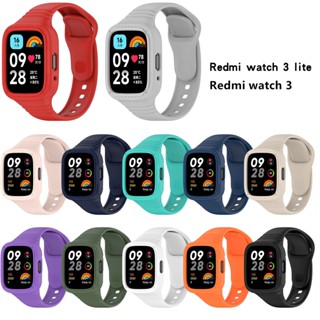 สายนาฬิกาข้อมือซิลิโคน แบบเปลี่ยน สําหรับ Redmi Watch3 Redmi Watch3 Lite